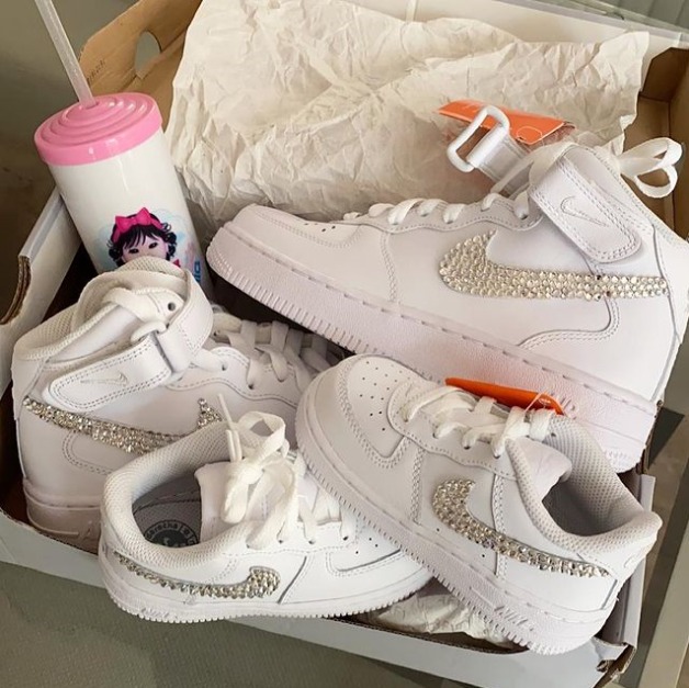 tenis nike silicone transparente