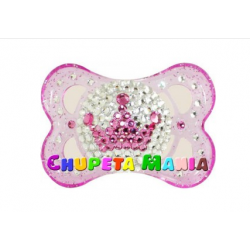 Chupeta Glitter Pink Princesa